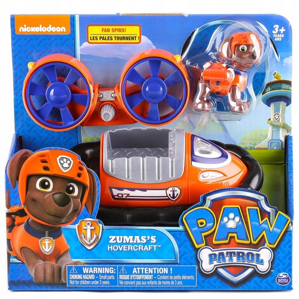 Paw Patrol -lentokone Zuma-figuurilla hinta ja tiedot | Poikien lelut | hobbyhall.fi