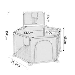 Tavalax leikkikehä koripallokorilla hinta ja tiedot | Matkasängyt | hobbyhall.fi