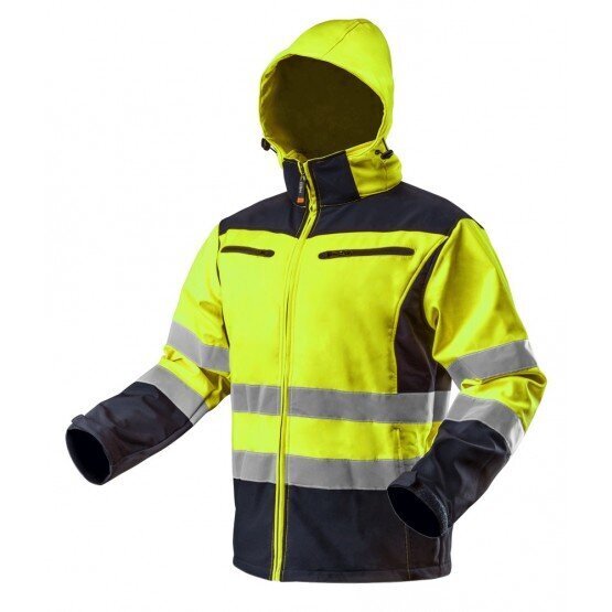 Työtakki SOFTSHELL hyvä näkyvyys, keltainen M / 50 hinta ja tiedot | Työvaatteet | hobbyhall.fi