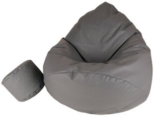 Mega Comfort säkkituoli, harmaa hinta ja tiedot | Säkkituolit, rahit ja penkit | hobbyhall.fi