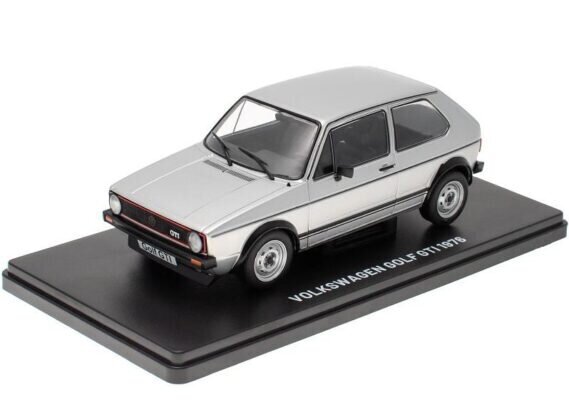 Wolksvagen Golf GTI - 1976 Silver HACHETTE 1:24 LSA913 hinta ja tiedot | Pienoismallit | hobbyhall.fi