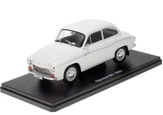 Syrena 104 - 1966 White HACHETTE 1:24 LSA961 hinta ja tiedot | Pienoismallit | hobbyhall.fi