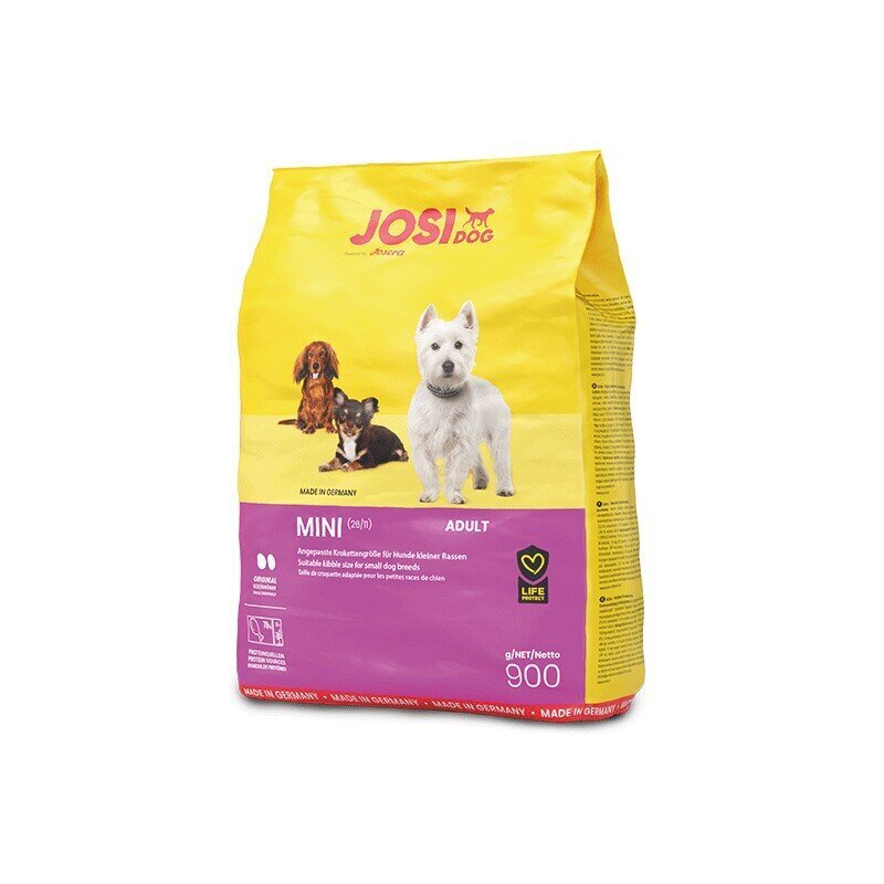 Josera Josidog Mini pienikokoisille aikuisille koirille, 900 g hinta ja tiedot | Koiran kuivaruoka | hobbyhall.fi