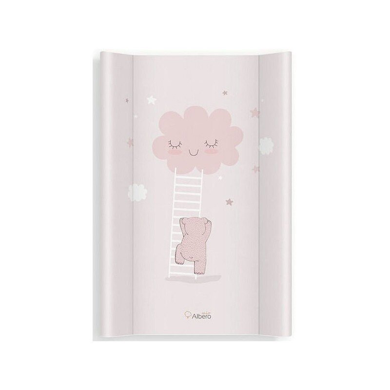 Pehmeä hoitoalusta Albero Mio Walk in the clouds, pinkki, 70x47 cm hinta ja tiedot | Vauvan hoitoalustat ja tekstiilit | hobbyhall.fi