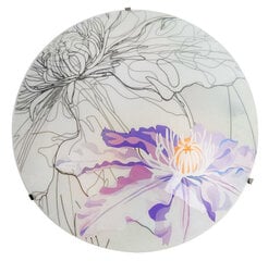 Kattovalaisin Spring 40 cm, violetti / hopea hinta ja tiedot | Kattovalaisimet | hobbyhall.fi