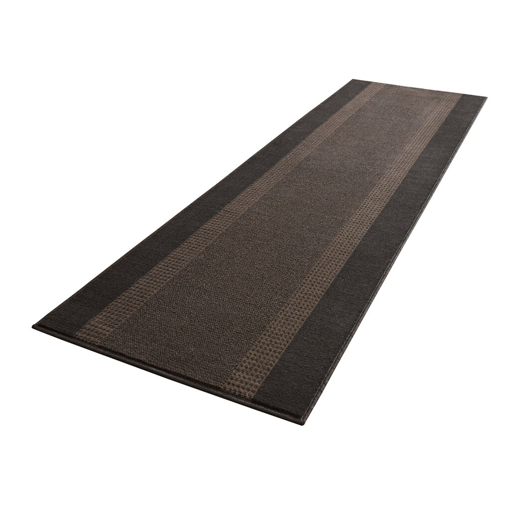 Matto Hanse Home Band Brown, 80x450 cm hinta ja tiedot | Isot matot | hobbyhall.fi