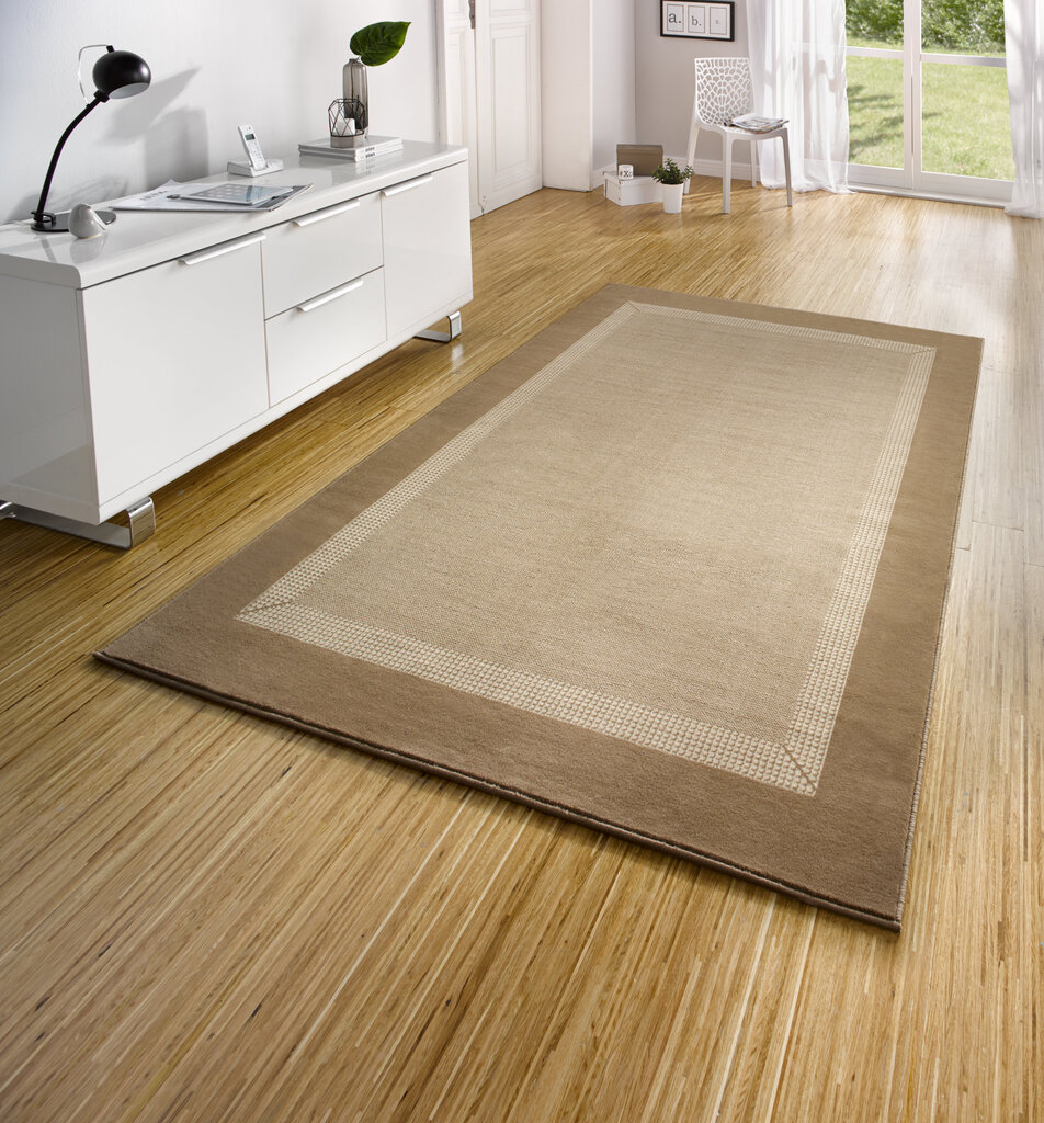 Matto Hanse Home Basic Band Beige Cream, 200x290 cm hinta ja tiedot | Isot matot | hobbyhall.fi