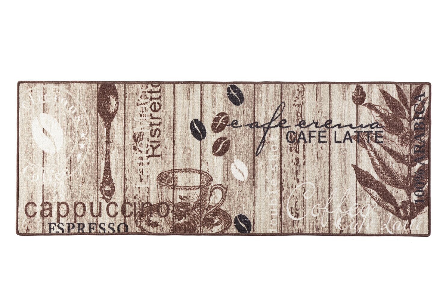 Matto Hanse Home Loop Delicious Coffee, 67x180 cm hinta ja tiedot | Isot matot | hobbyhall.fi