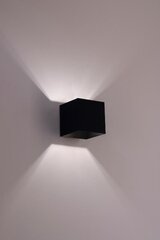 Seinävalaisin LAMPEX Quado A Black hinta ja tiedot | Seinävalaisimet | hobbyhall.fi