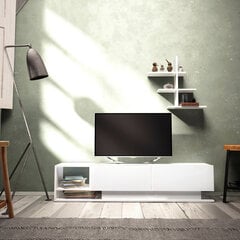 TV-taso ja seinähylly -setti Kalune Design Liza, valkoinen hinta ja tiedot | TV- ja mediakalusteet | hobbyhall.fi