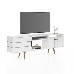 TV-pöytä Termini, 179,5cm, valkoinen hinta ja tiedot | TV-tasot | hobbyhall.fi