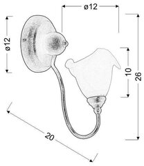 Seinävalaisin L&H hinta ja tiedot | Seinävalaisimet | hobbyhall.fi