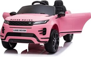 Kaksipaikkainen lasten sähköauto Ranger Rover Evoque 12V, pinkki hinta ja tiedot | Lasten sähköautot | hobbyhall.fi