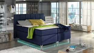 Sänky Basilio LED, 160x200 cm, sininen hinta ja tiedot | Sängyt | hobbyhall.fi