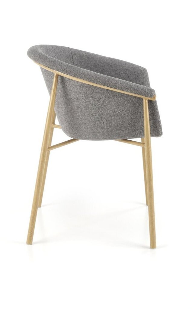 2 tuolin setti K489, harmaa/kulta hinta ja tiedot | Ruokapöydän tuolit | hobbyhall.fi