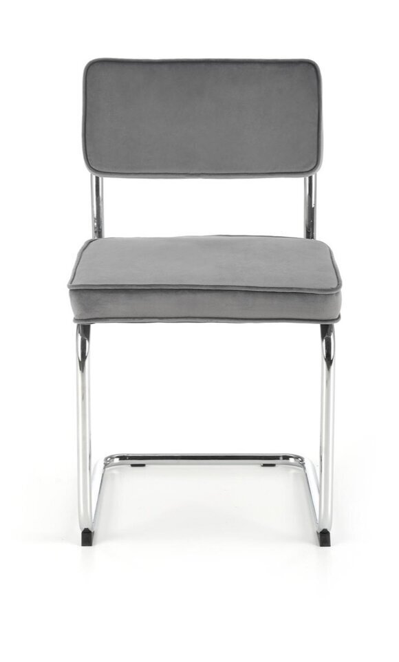 4 tuolin setti K510, harmaa/hopea hinta ja tiedot | Ruokapöydän tuolit | hobbyhall.fi