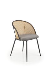 4 tuolin setti K508, harmaa/musta hinta ja tiedot | Ruokapöydän tuolit | hobbyhall.fi