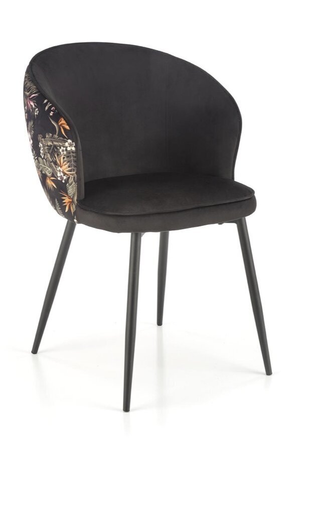 2 tuolin setti K506, musta/värillinen hinta ja tiedot | Ruokapöydän tuolit | hobbyhall.fi