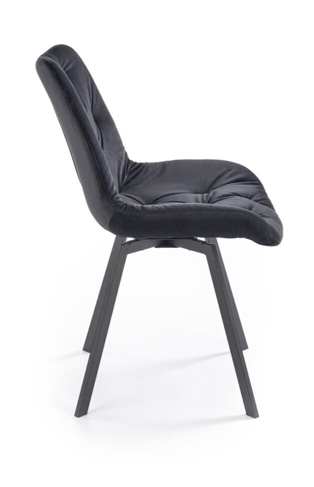 2 tuolin setti K519, musta hinta ja tiedot | Ruokapöydän tuolit | hobbyhall.fi