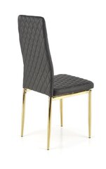 4 tuolin setti K501, musta/kulta hinta ja tiedot | Ruokapöydän tuolit | hobbyhall.fi