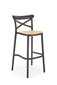 4 tuolin setti H111, musta/ruskea hinta ja tiedot | Ruokapöydän tuolit | hobbyhall.fi
