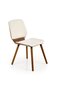2 tuolin setti K511, ruskea/beige hinta ja tiedot | Ruokapöydän tuolit | hobbyhall.fi