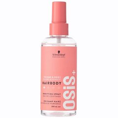 Hiusvesi Schwarzkopf Professional Osis+ Hairbody, 200 ml hinta ja tiedot | Hiusnaamiot, öljyt ja seerumit | hobbyhall.fi