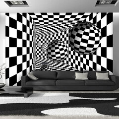 Valokuvatapetti - Black & White Corridor 150x105 cm hinta ja tiedot | Valokuvatapetit | hobbyhall.fi