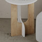 Sivupöytä, "Asir", 40 x 47 x 40 cm, valkoinen hinta ja tiedot | Sohvapöydät | hobbyhall.fi