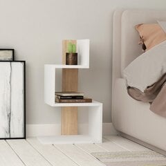 Sivupöytä, Asir, 42 x 72 x 30 cm, valkoinen hinta ja tiedot | Hyllyt | hobbyhall.fi