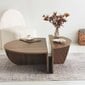 Sohvapöytä, Asir, 90 x 30 x 60 cm, 85 x 35 x 30cm, ruskea hinta ja tiedot | Sohvapöydät | hobbyhall.fi