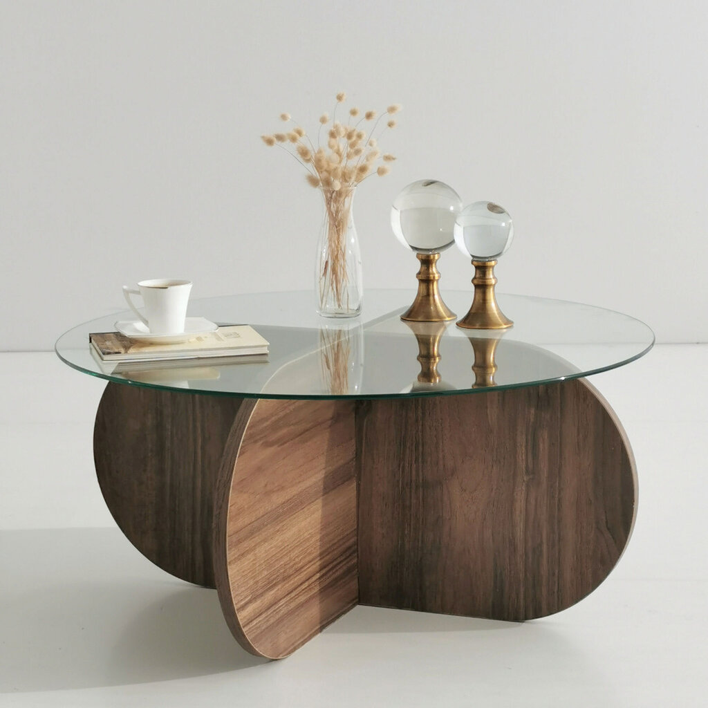 Sohvapöytä, Asir, 75 x 35 x 75 cm, ruskea hinta ja tiedot | Sohvapöydät | hobbyhall.fi