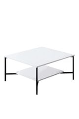 Sohvapöytä, Asir, 80 x 80 x 40 cm, valkoinen hinta ja tiedot | Sohvapöydät | hobbyhall.fi