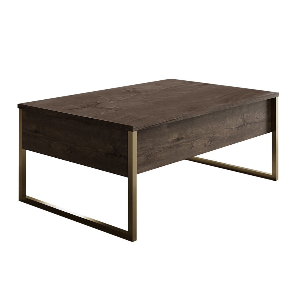 Sohvapöytä, Asir, 90 x 60 x 40 cm, ruskea hinta ja tiedot | Sohvapöydät | hobbyhall.fi
