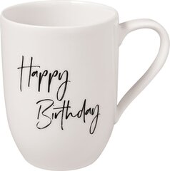 Villeroy & Boch mukisetti Statement Happy Birthday, 2 kpl, 280 ml hinta ja tiedot | Lasit, mukit ja kannut | hobbyhall.fi