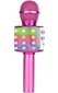 Bluetooth karaokemikrofoni LED-valolla Manta, pinkki hinta ja tiedot | Tyttöjen lelut | hobbyhall.fi