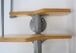 Modulaarinen portaikko TWISTER Minka, Harmaa / Pyökki. Korkeus 294 cm. hinta ja tiedot | Portaat | hobbyhall.fi