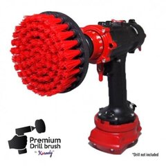 Huippuluokan puhdistusharja Kornely Drill Brush - kova, punainen, 13 cm hinta ja tiedot | Käsityökalut | hobbyhall.fi