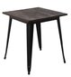 Pöytä, ruskea/musta hinta ja tiedot | Ruokapöydät | hobbyhall.fi