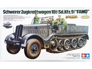 Rakennussetti Tamiya - Schwerer Zugkraftwagen 18t (Sd.Kfz.9) Famo, 1/35, 35239, 8 vuotta+ hinta ja tiedot | Tamiya Lapset | hobbyhall.fi
