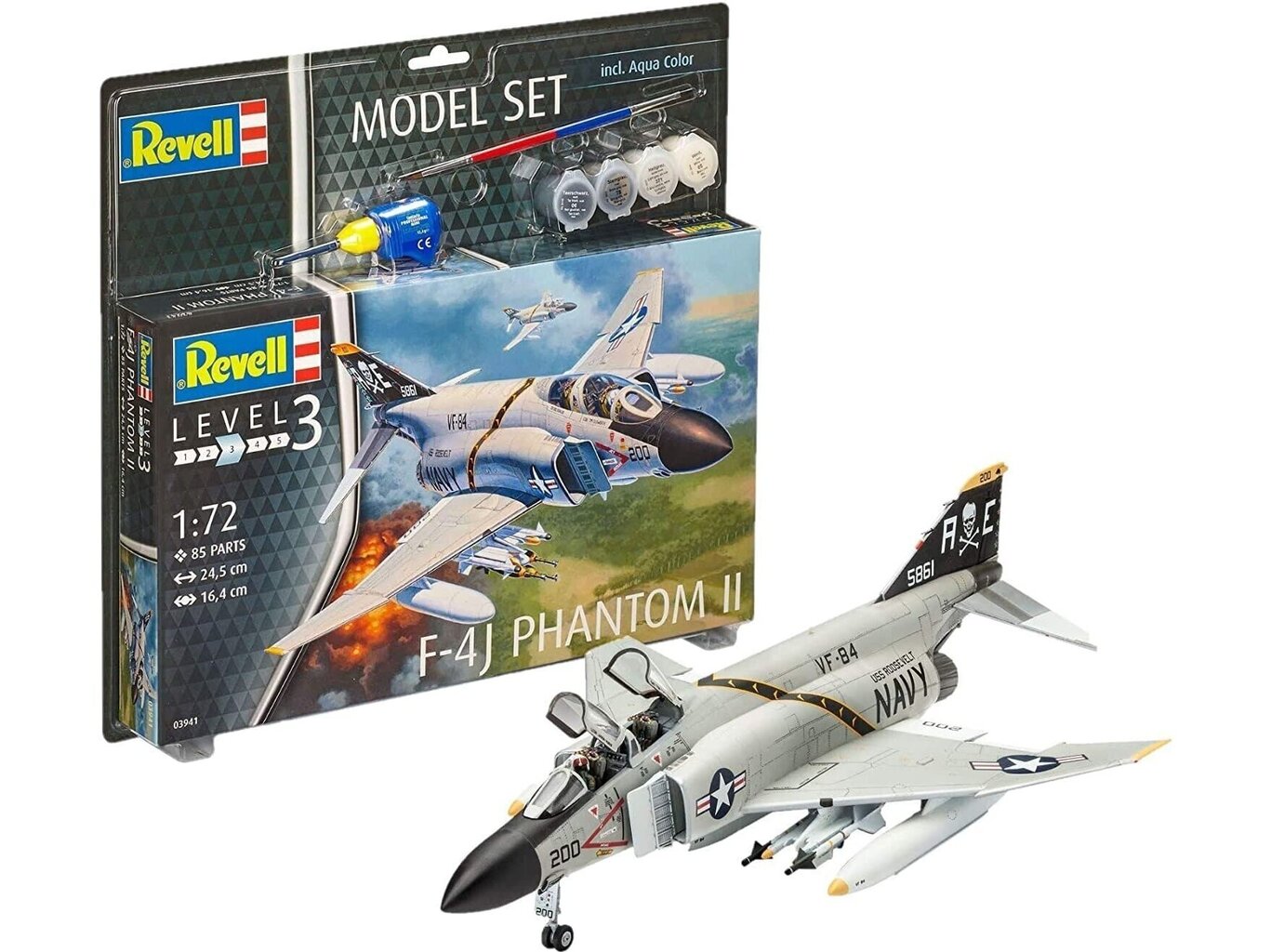 Suunnittelija Revell - F-4J Phantom II hinta ja tiedot | LEGOT ja rakennuslelut | hobbyhall.fi