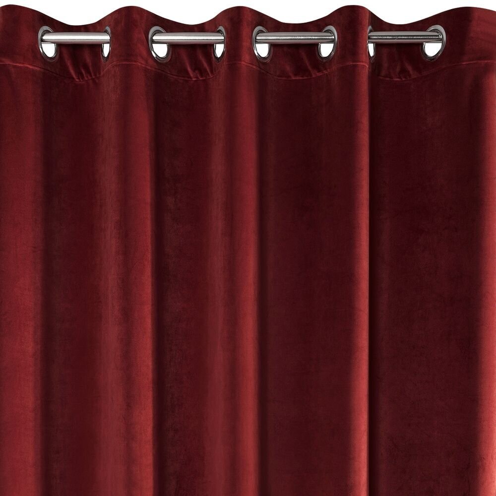 Verho Ria, 140x250 cm, punainen hinta ja tiedot | Verhot | hobbyhall.fi