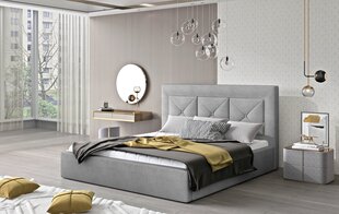 Sänky Cloe, 140x200 cm, harmaa hinta ja tiedot | Sängyt | hobbyhall.fi