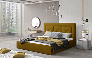Sänky Cloe, 160x200 cm, keltainen hinta ja tiedot | Sängyt | hobbyhall.fi
