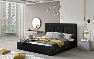 Sänky Cloe, 160x200 cm, musta hinta ja tiedot | Sängyt | hobbyhall.fi