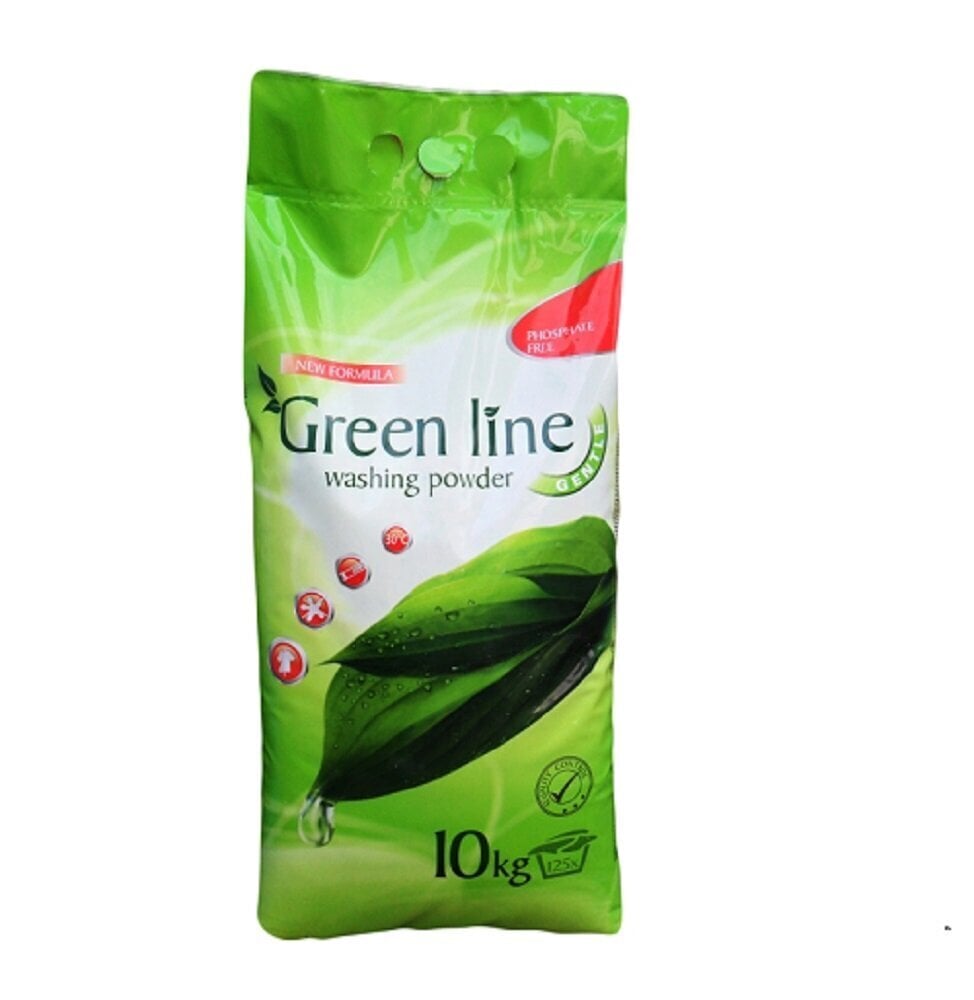 GREEN LINE pesujauhe GENTLE, 10kg hinta ja tiedot | Pyykinpesuaineet | hobbyhall.fi