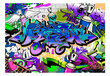 Valokuvatapetti - Graffiti: violet theme 250x175 cm hinta ja tiedot | Valokuvatapetit | hobbyhall.fi