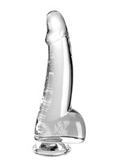 Penisjäljitelmä King Cock Clear, 19 cm hinta ja tiedot | Dildot | hobbyhall.fi