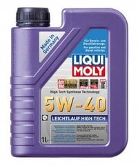 Hydrokrakattu synteesimoottoriöljy Liqui Moly High Tech 5W-40, 5l hinta ja tiedot | Moottoriöljyt | hobbyhall.fi