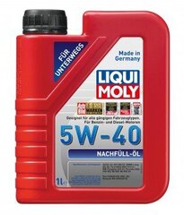 Moottoriöljy Liqui Moly 5W-40, 1l hinta ja tiedot | Moottoriöljyt | hobbyhall.fi